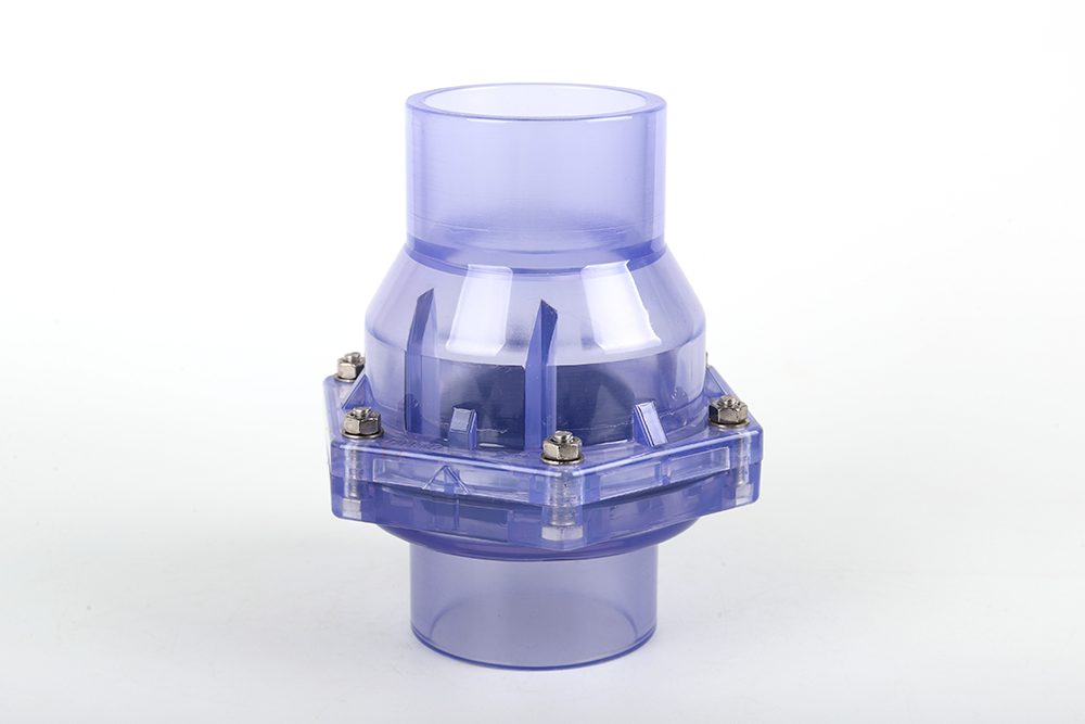 河东透明翻板式止回阀